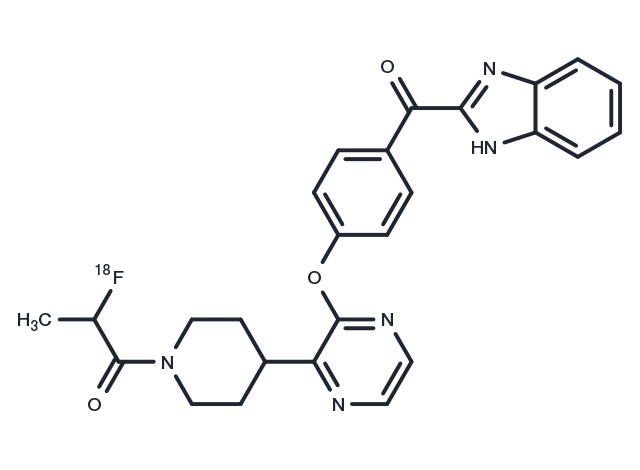 AMG-580 F-18 Chemical Structure