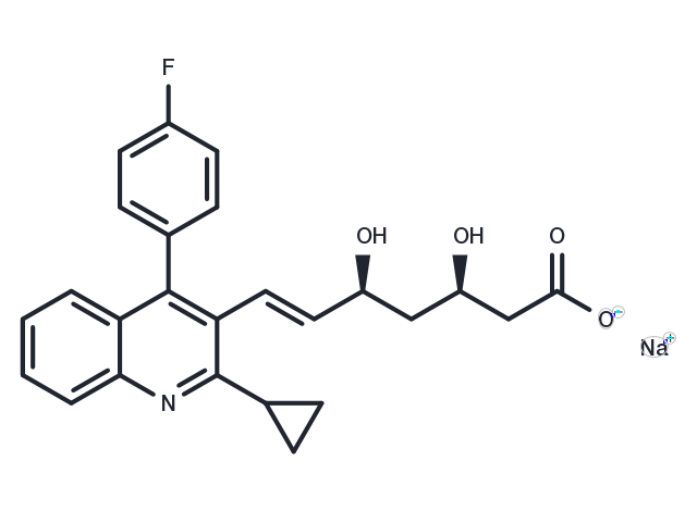 Pitavastatin sodium Chemical Structure