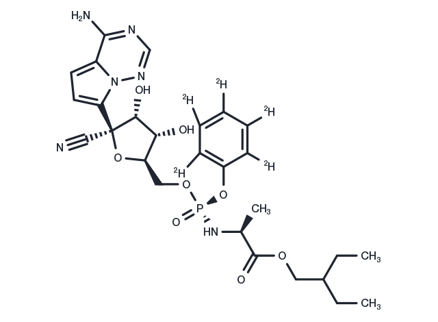 Remdesivir-D5 Chemical Structure