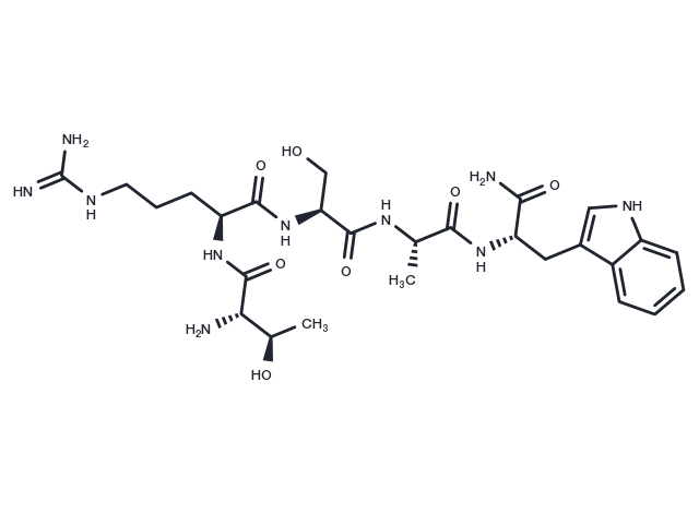 Osteostatin (1-5) amide (human, bovine, dog, horse, mouse, rabbit, rat) Chemical Structure