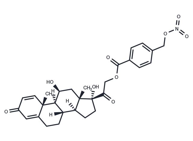 NO-prednisolone Chemical Structure