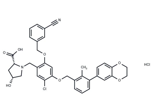 BMS-1166 hydrochloride Chemical Structure