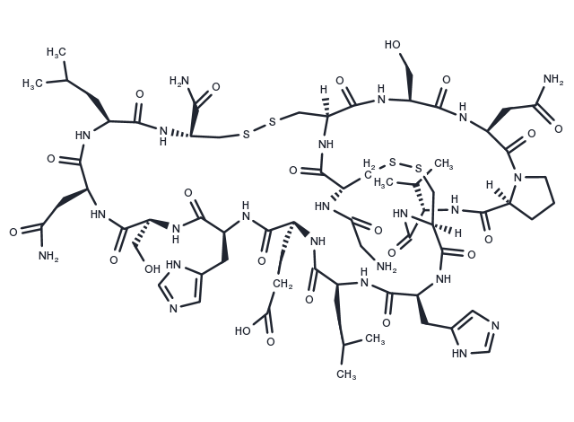 α-Conotoxin MII Chemical Structure
