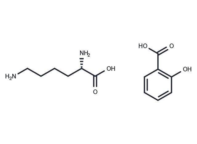Lysine salicylate Chemical Structure