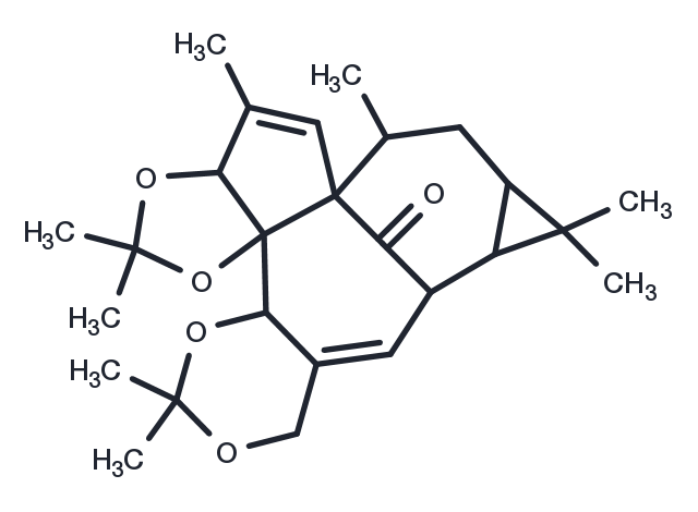 Ingenol-3,4,5,20-diacetonide Chemical Structure