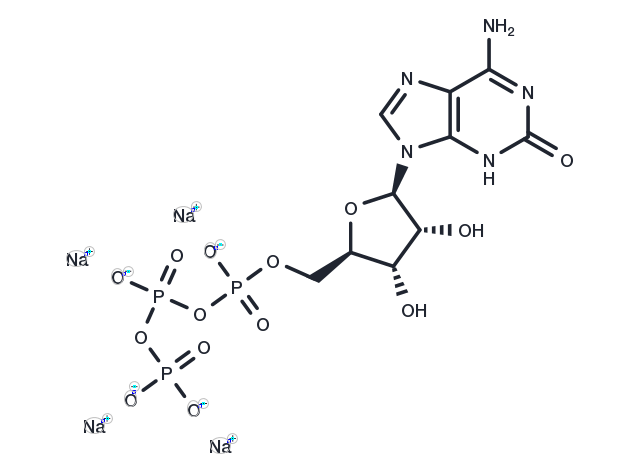 Isoguanosine-5'-O-triphosphate sodium Chemical Structure