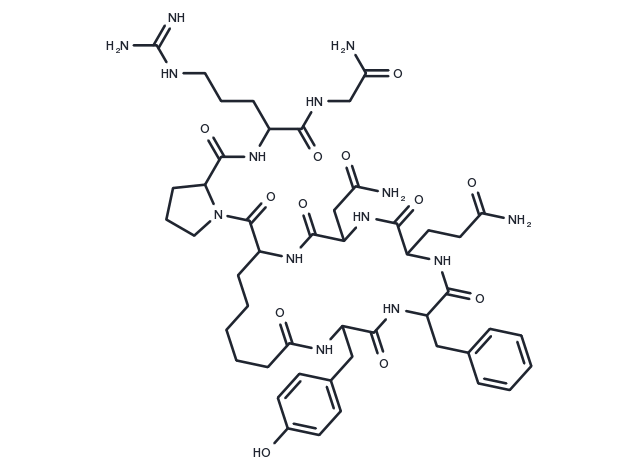 [Asu1,6-Arg8]Vasopressin Chemical Structure