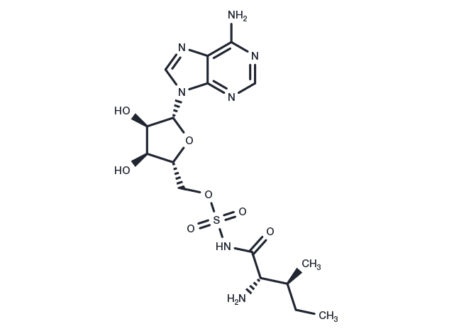 Aminoacyl tRNA synthetase-IN-1 Chemical Structure