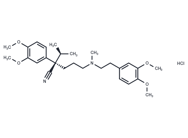 (R)-Verapamil hydrochloride Chemical Structure