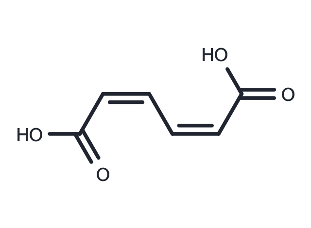 cis,cis-Muconic acid Chemical Structure