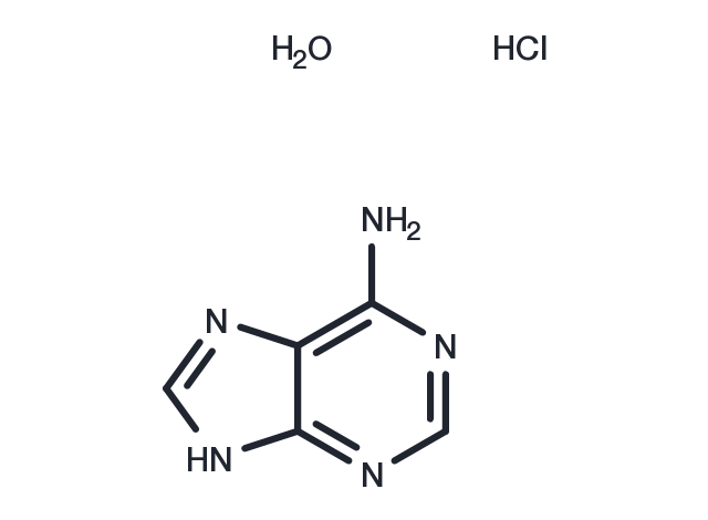 Adenine monohydrochloride hemihydrate Chemical Structure