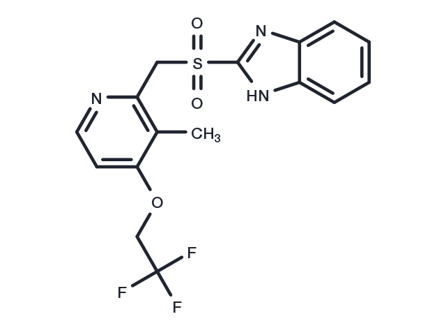 Lansoprazole sulfone Chemical Structure