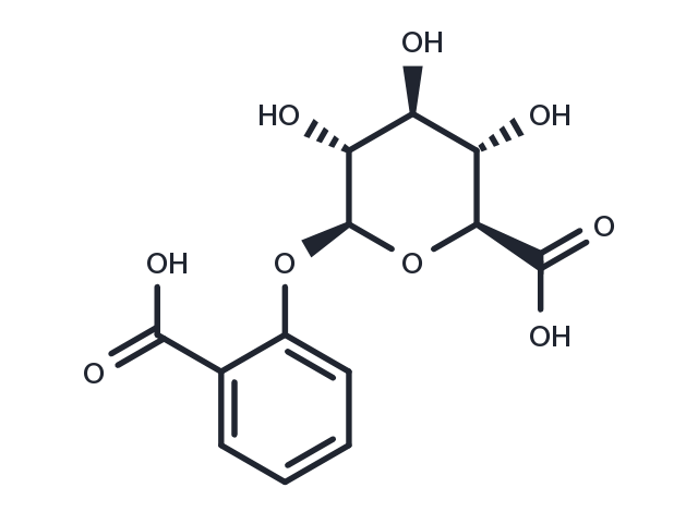 1-Salicylate Glucuronide Chemical Structure