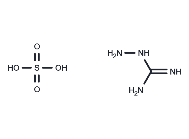 Aminoguanidine hemisulfate Chemical Structure