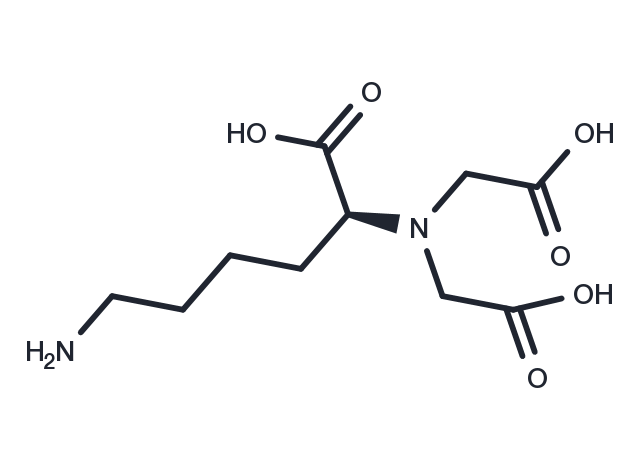Nα,Nα-Bis(carboxymethyl)-L-lysine Chemical Structure