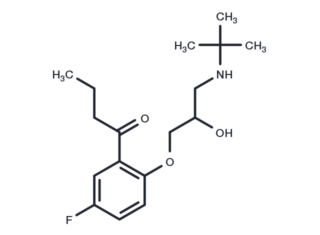 Butofilolol Chemical Structure
