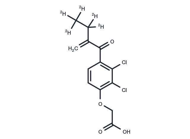Ethacrynic acid D5 Chemical Structure