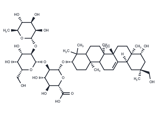 Abrisaponin A Chemical Structure