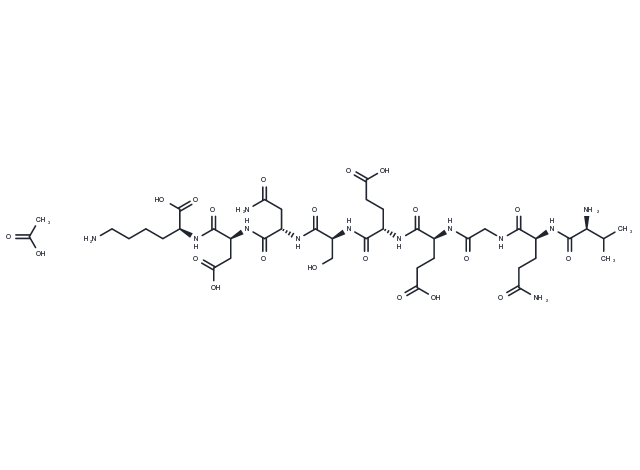 β-Interleukin I (163-171), human Acetate Chemical Structure