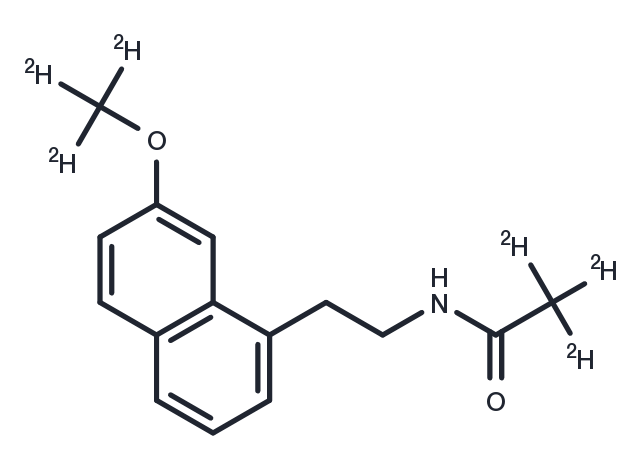Agomelatine-d6 Chemical Structure