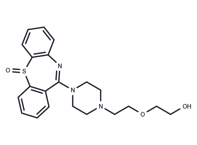 Quetiapine sulfoxide Chemical Structure