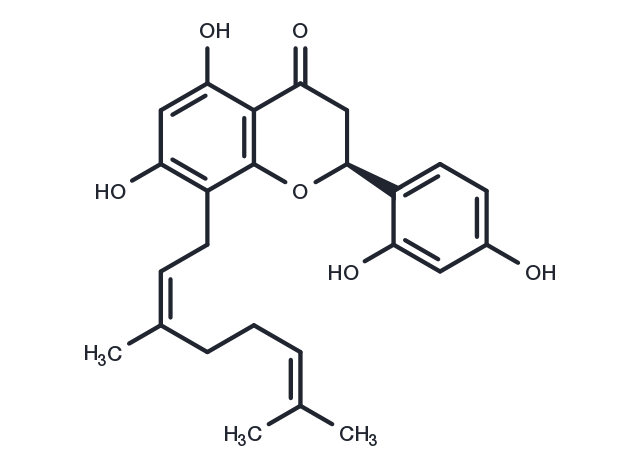 Sophoraflavanone C Chemical Structure