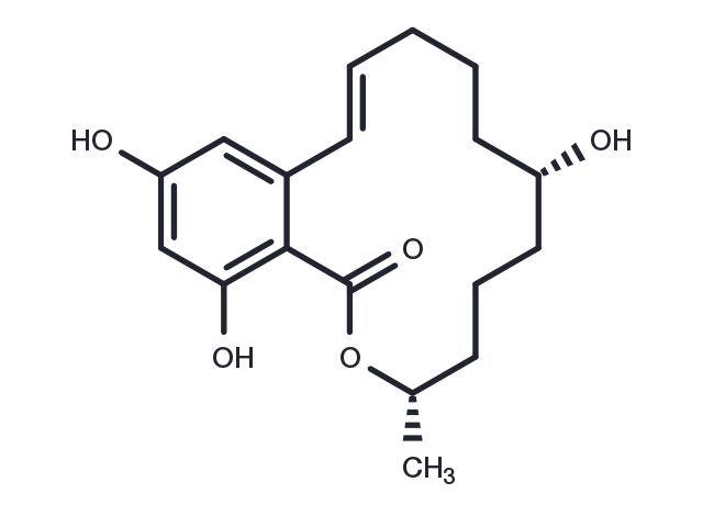 β-Zearalenol Chemical Structure