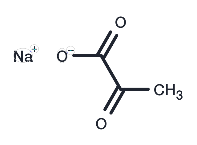Sodium 2-oxopropanoate Chemical Structure