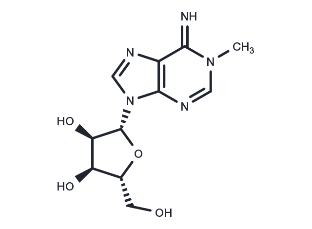 1-Methyladenosine Chemical Structure