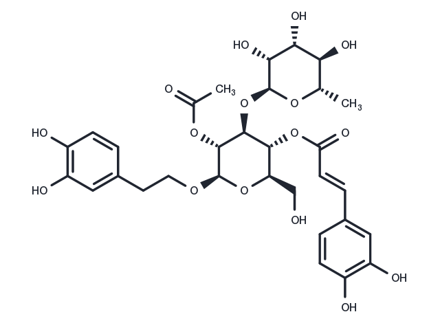 2'-acetylacteoside Chemical Structure