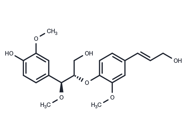 threo-7-O-Methylguaiacylglycerol β-coniferyl ether Chemical Structure