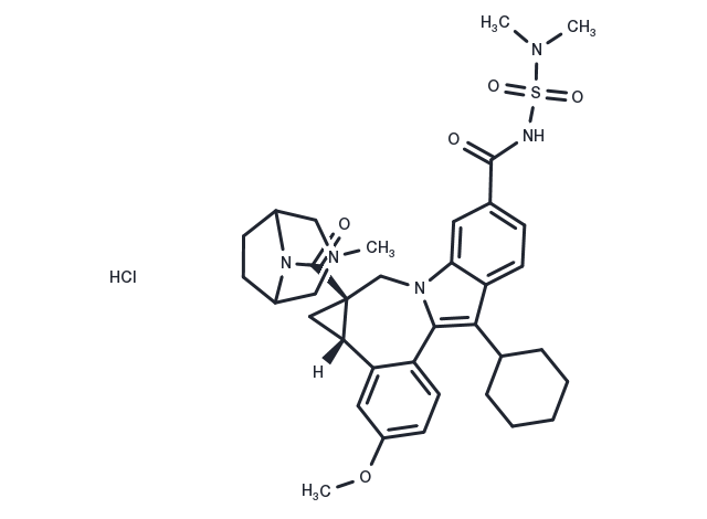 Beclabuvir HCl Chemical Structure
