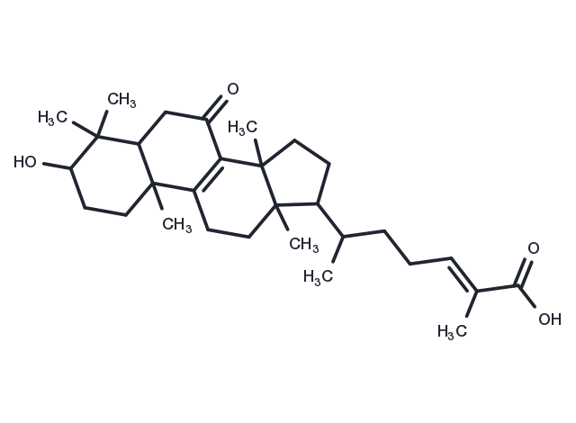 7-Oxoganoderic acid Z Chemical Structure