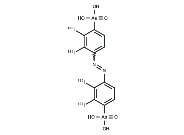Diazodiiodoarsanilic acid Chemical Structure