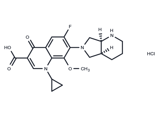 Moxifloxacin hydrochloride Chemical Structure