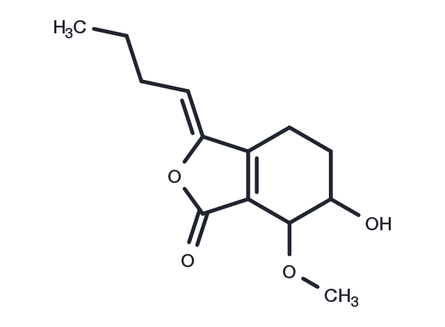 6-Hydroxy-7-methoxydihydroligustilide Chemical Structure