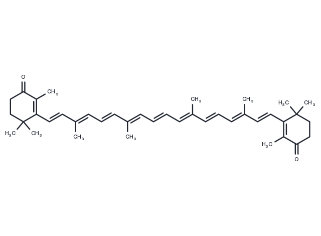 Canthaxanthin Chemical Structure