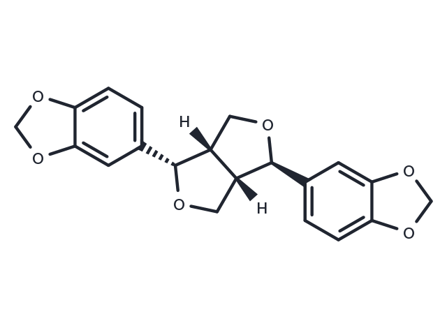 (-)-Asarinin Chemical Structure