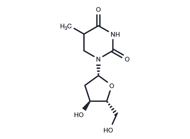 5,6-Dihydrothymidine Chemical Structure