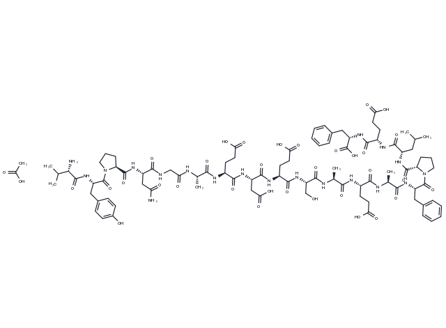 ACTH (22-39) acetate Chemical Structure