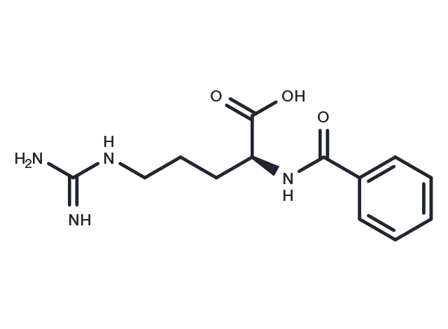 Benzoyl-L-arginine Chemical Structure
