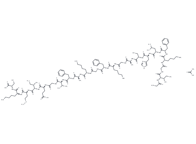 Magainin 1 acetate Chemical Structure