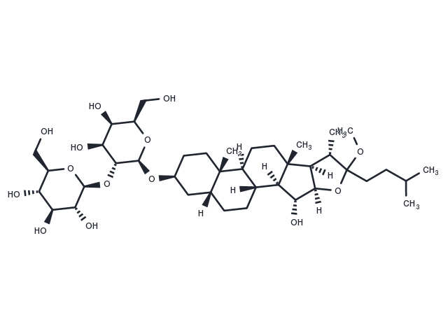 Anemarrhenasaponin Ia Chemical Structure