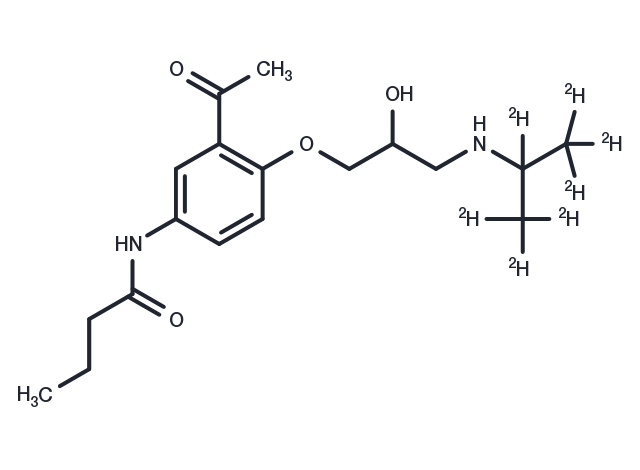 Acebutolol D7 Chemical Structure