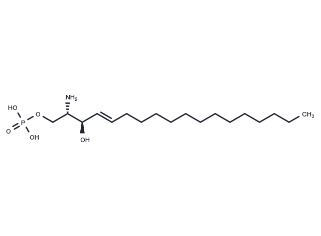 Sphingosine-1-phosphate Chemical Structure