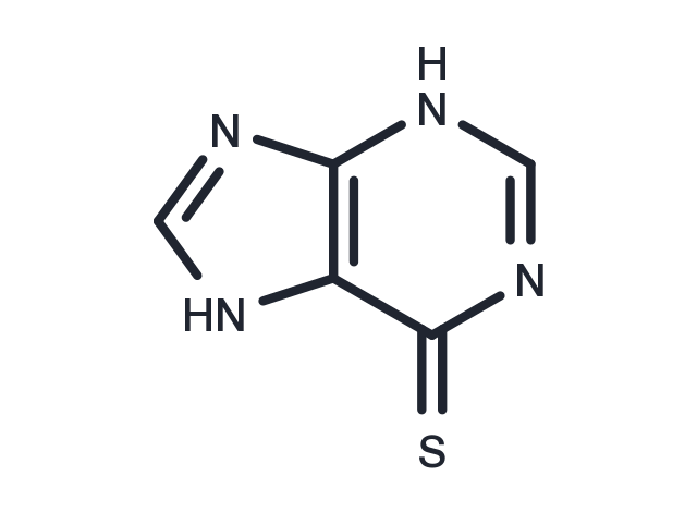 6-Mercaptopurine Chemical Structure