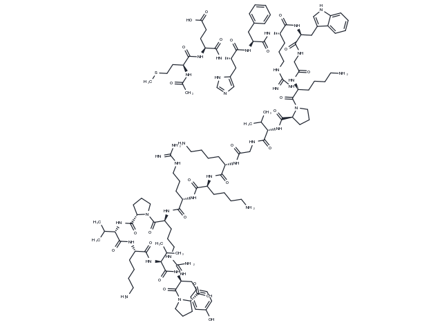 Acetyl-ACTH (4-24) (human, bovine, rat) Chemical Structure