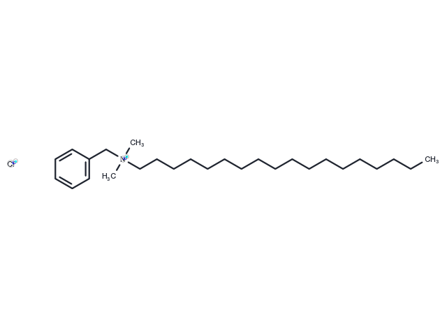 Benzyldimethylstearylammonium chloride Chemical Structure