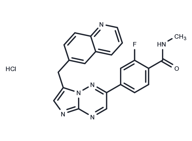 Capmatinib xHCl Chemical Structure