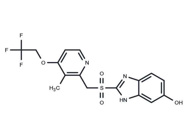 5-Hydroxylansoprazole sulfone Chemical Structure